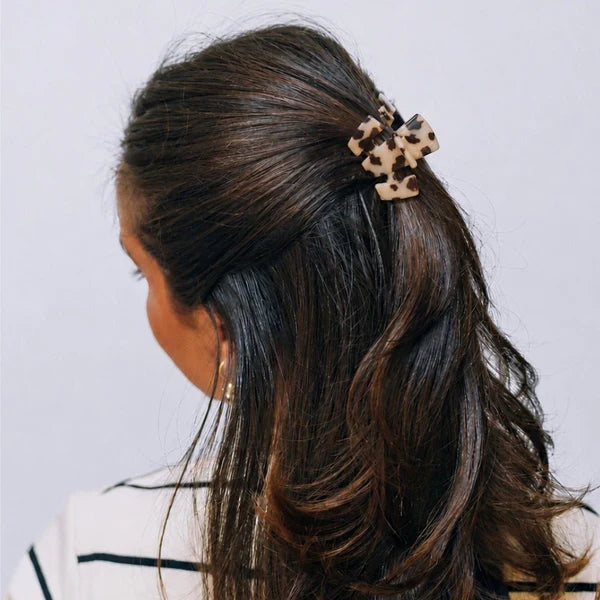 TELETIES PETITE CLASSIC HAIR CLIP - BLONDE TORTOISE