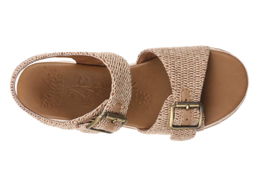 BLOWFISH MAGICAL PLATFORM SANDALS - NATURAL