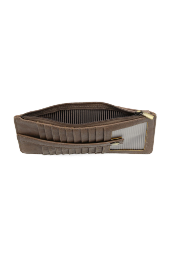 NEW KARA MINI WALLET - TAUPE