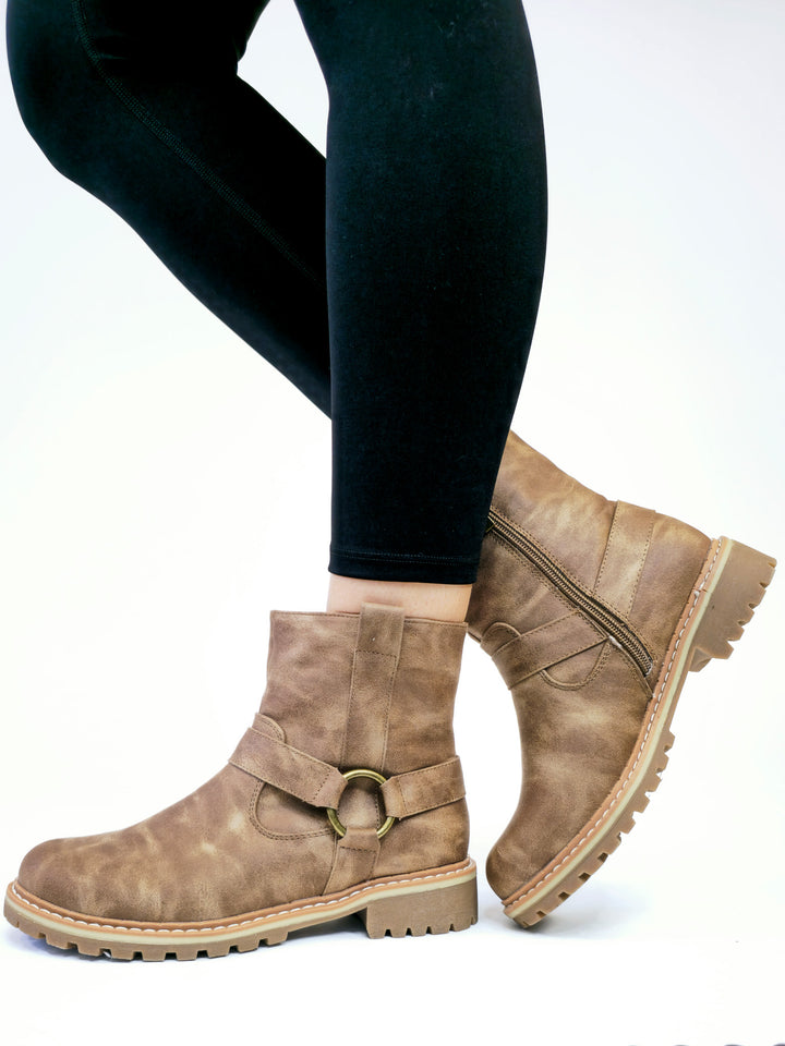 CORKY'S FALL IN LOVE BOOTS - TAUPE OIL