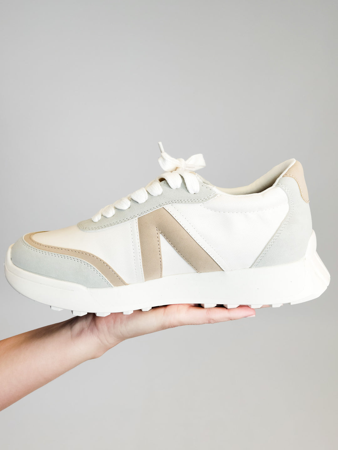 MIA TOWN SNEAKERS - BONE/OFF WHITE