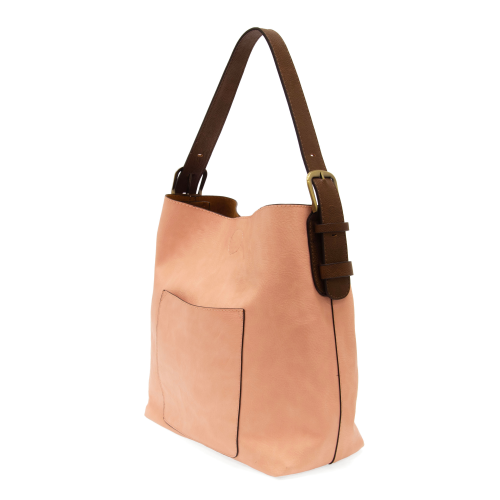 CLASSIC HOBO COFFEE HANDLE HANDBAG - CREPE PINK