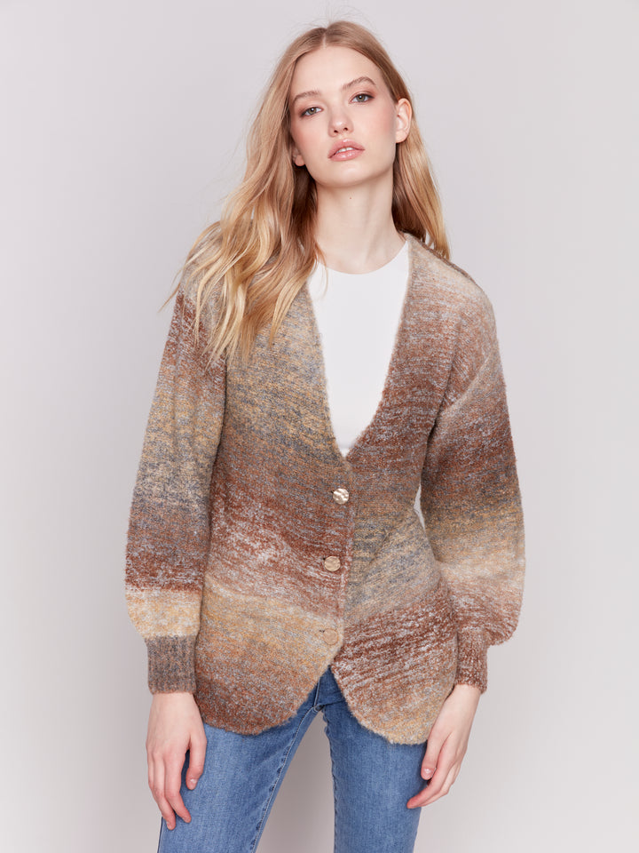 BOUCLE KNIT CARDIGAN - AUTUMN