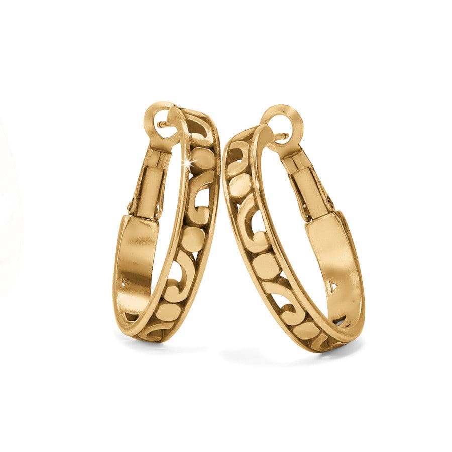 CONTEMPO SMALL HOOP EARRINGS - GOLD -