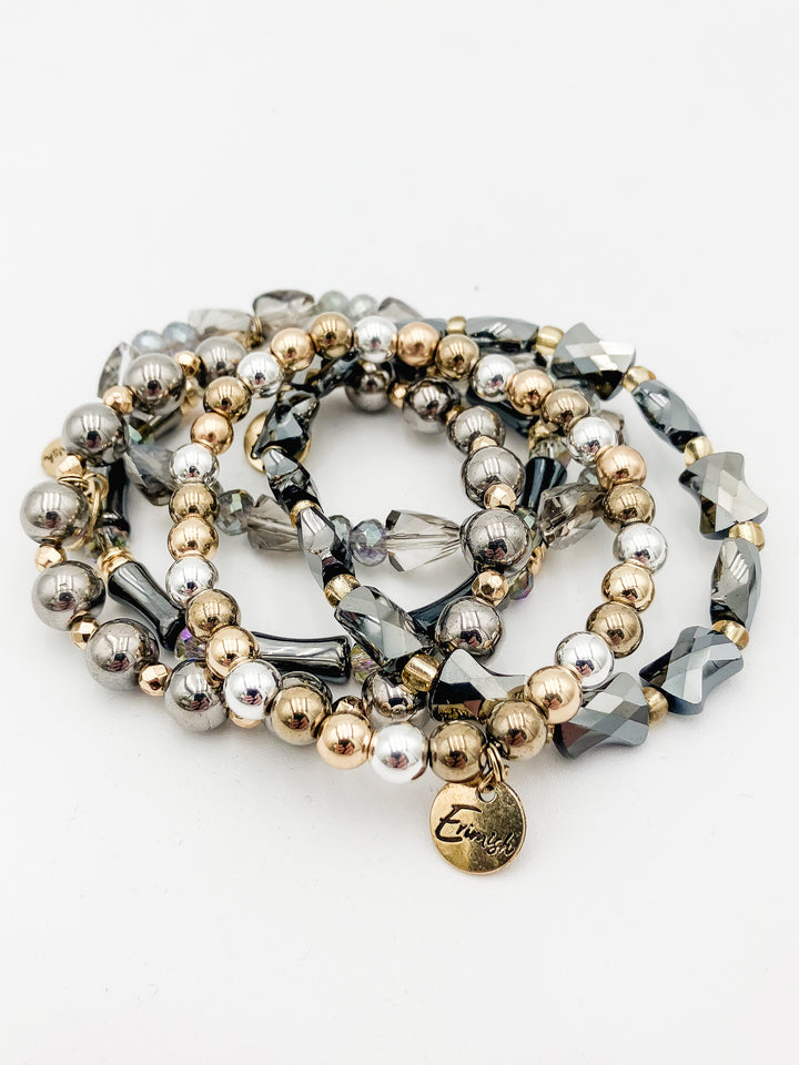 MIX STRETCH BRACELETS S/5 - EMBERS