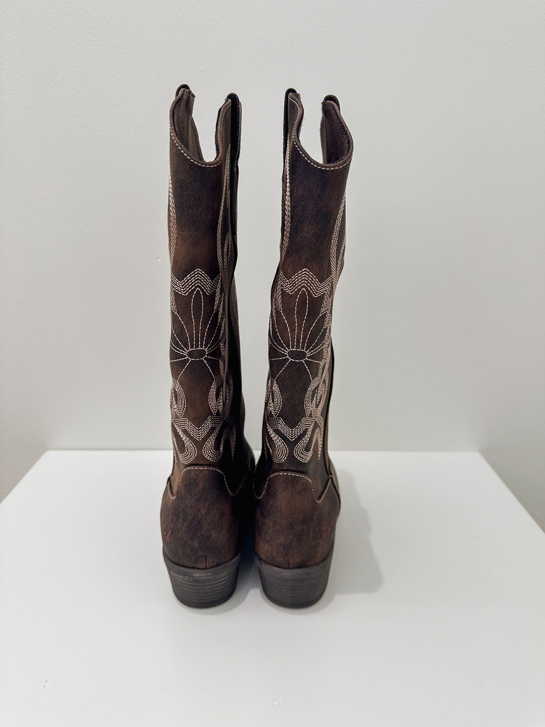 BLOWFISH STUTTER WESTERN BOOT - WHISKEY