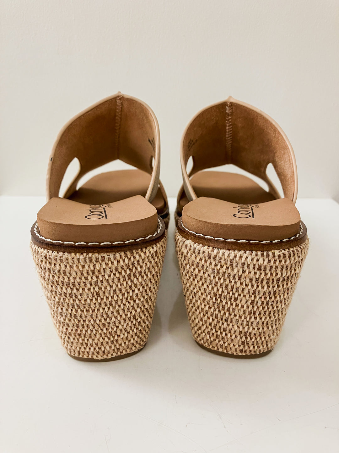 CORKY'S KISS N TELL WEDGE SANDAL - WASHED GOLD METALLIC