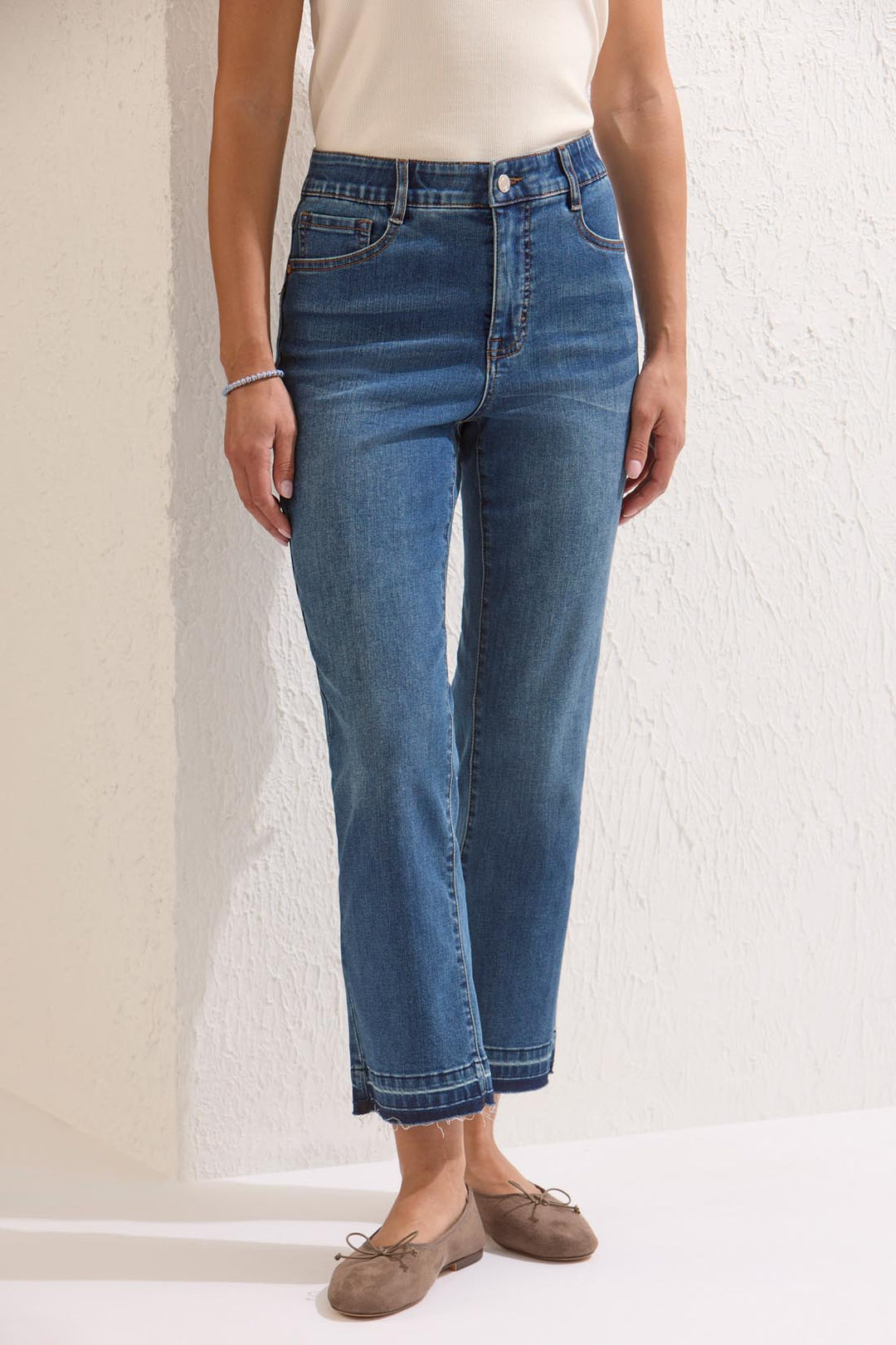 SOPHIA CURVY MICRO FLARE JEANS - DUSK