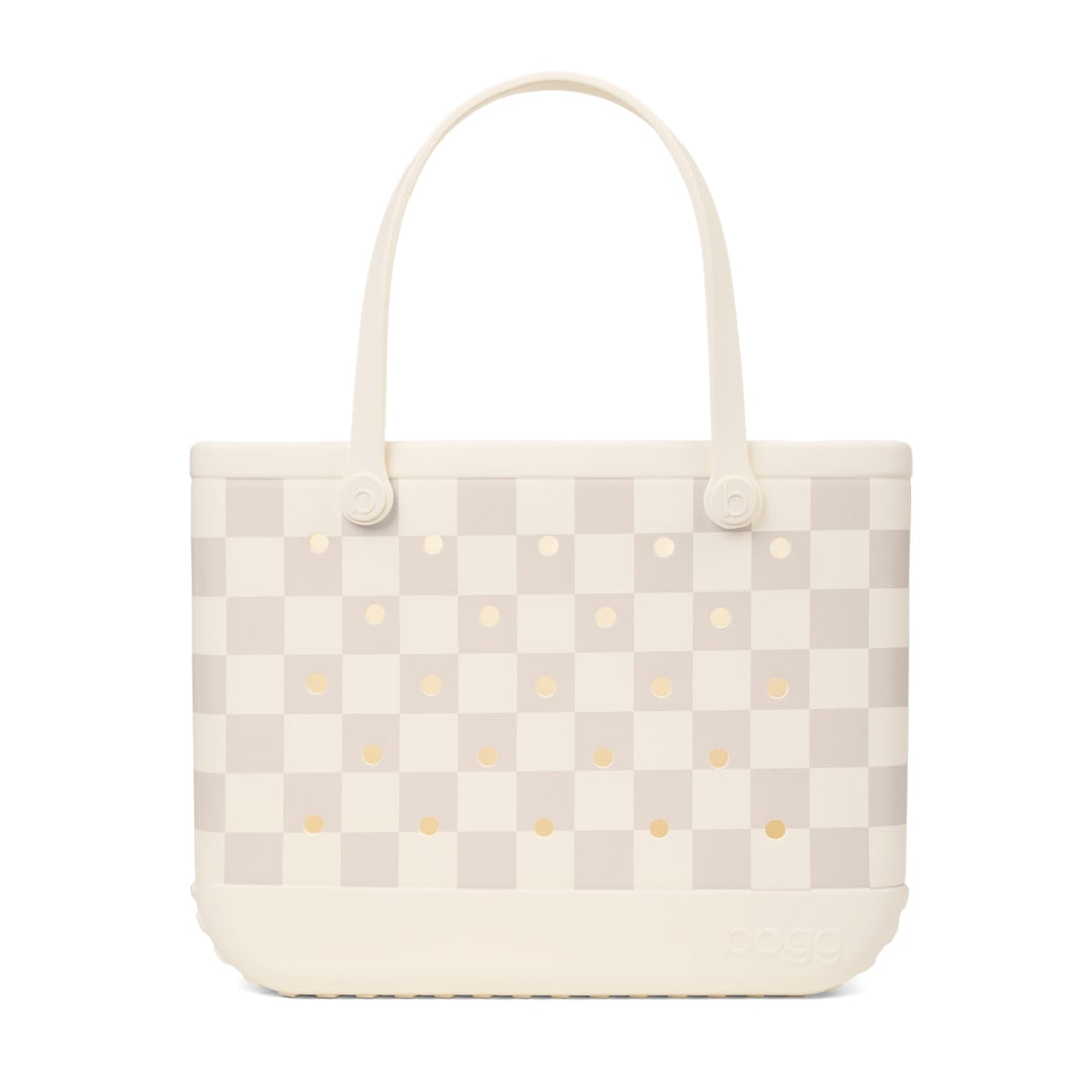BOGG BAG CHECKERED - COCONUT/MUSHROOM