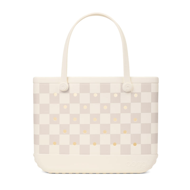 BOGG BAG CHECKERED - COCONUT/MUSHROOM