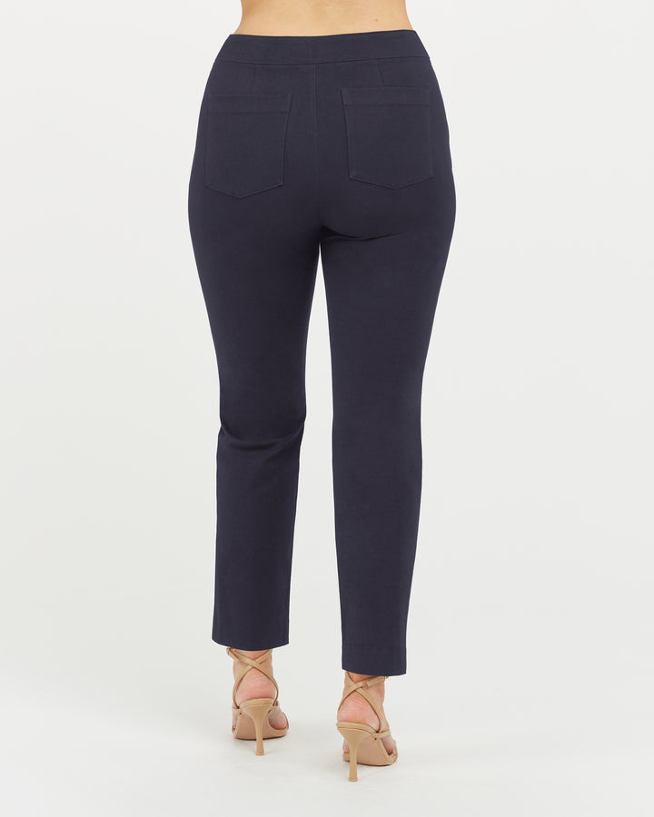 SPANX ON-THE-GO ANKLE SLIM STRAIGHT PANT - CLASSIC NAVY