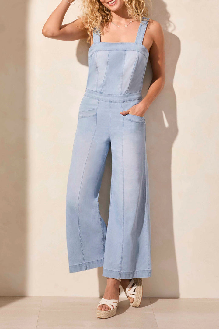 JUMPSUIT W/ADJUSTABLE STRAPS - BLUETIFUL