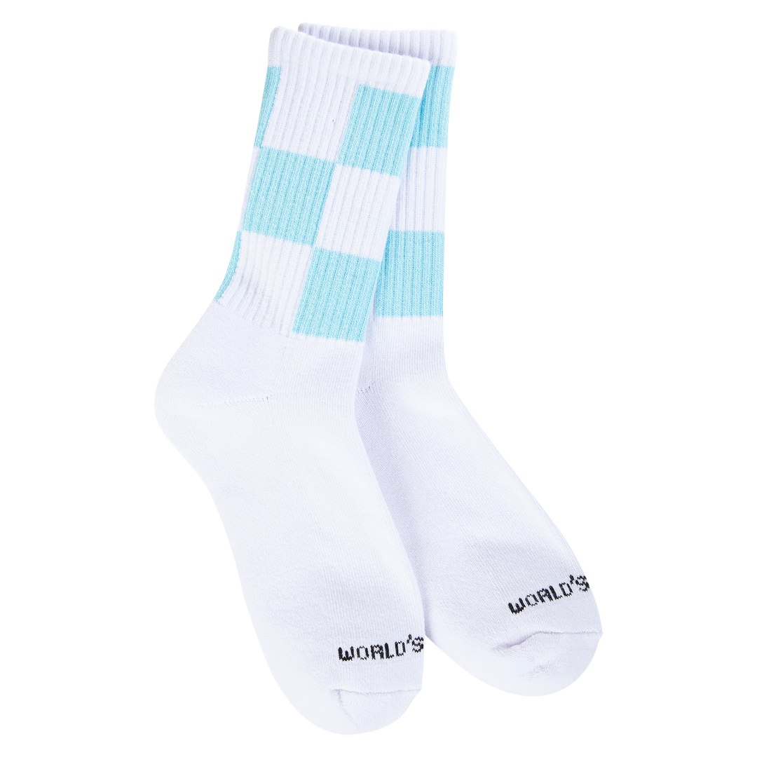 WORLD'S SOFTEST SOCKS WEEKEND COLLECTION SPORT - CHECKERED PLUME