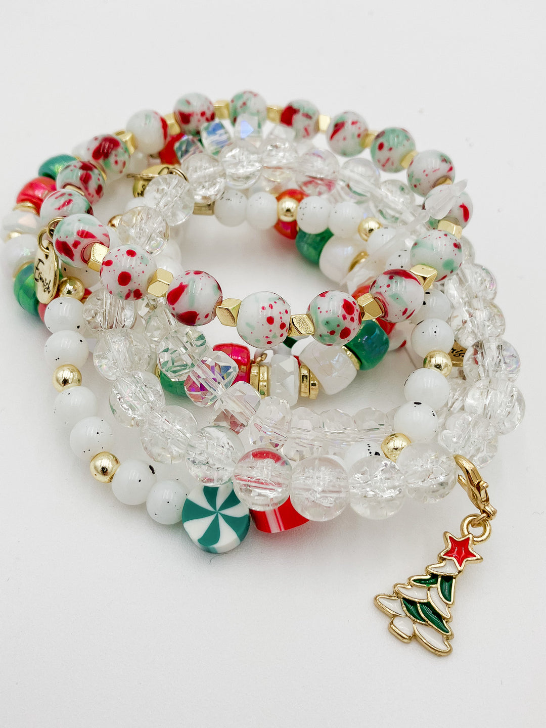 ERIMISH STRETCH BRACELETS S/5 - RIBBON CANDY