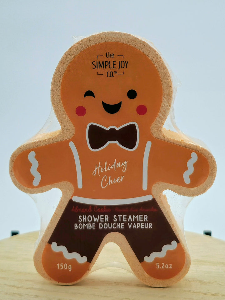 GINGERBREAD SHOWER STEAMER, HOLIDAY CHEER - ALMOND COOKIE