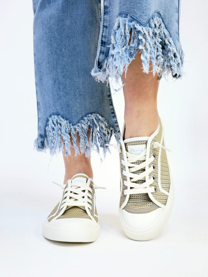BLOWFISH MYSTICAL SNEAKER - TAUPE/SILVER