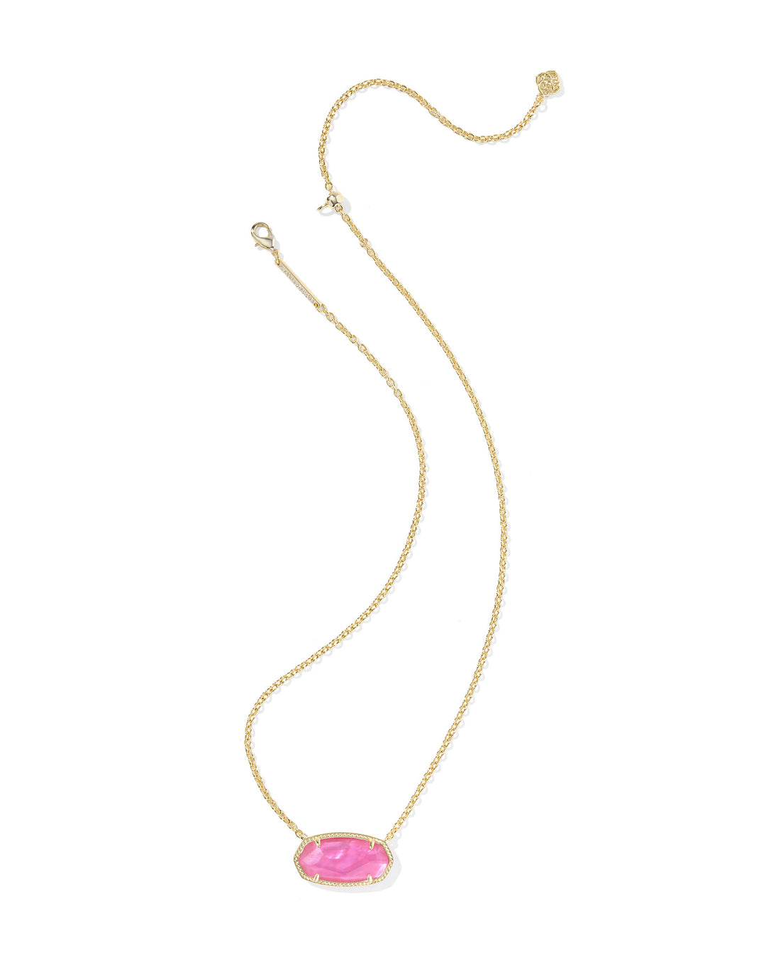 KENDRA SCOTT ELISA STATEMENT SHORT PENDANT NECKLACE - GOLD AZALEA ILLUSION