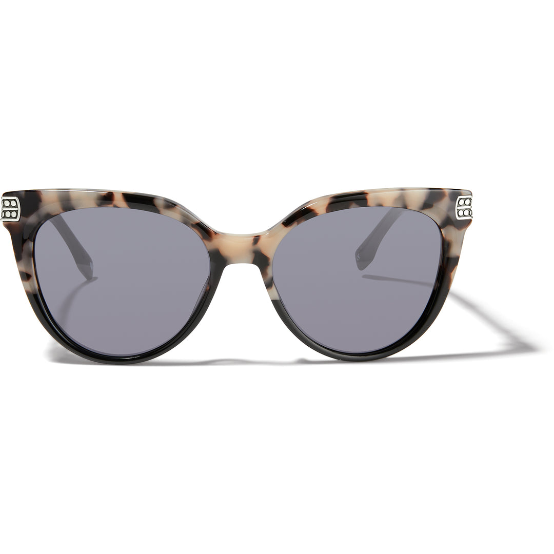 PEBBLE MEDALI DUAL TONE SUNGLASSES - BLACK-TORTOISE