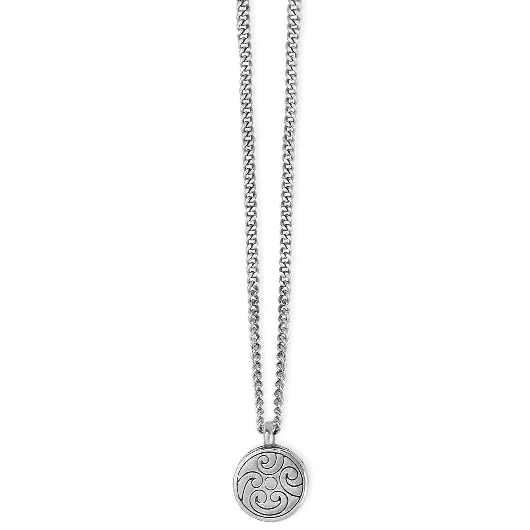 CONTEMPO NUEVO PETITE DOME NECKLACE - SILVER