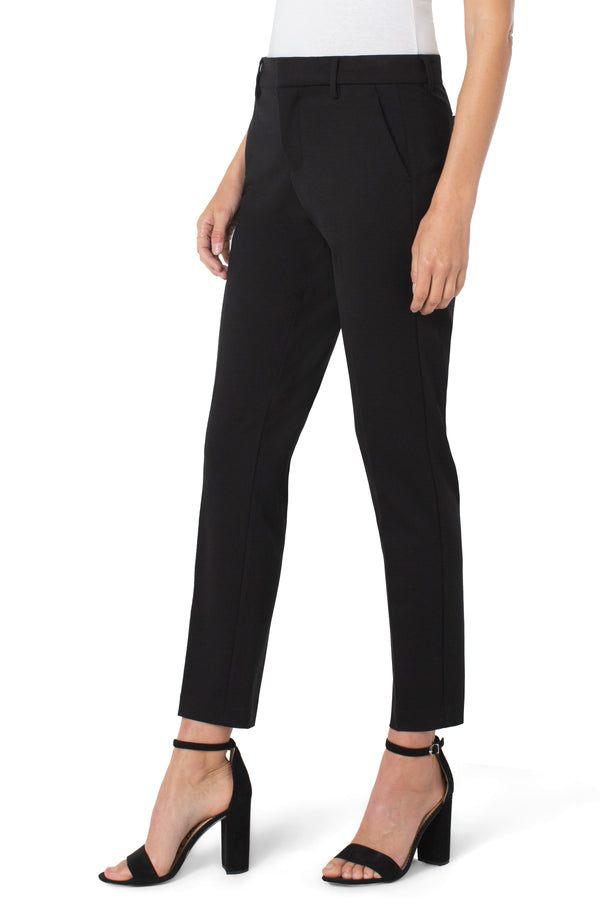 KELSEY KNIT TROUSER PANTS - BLACK