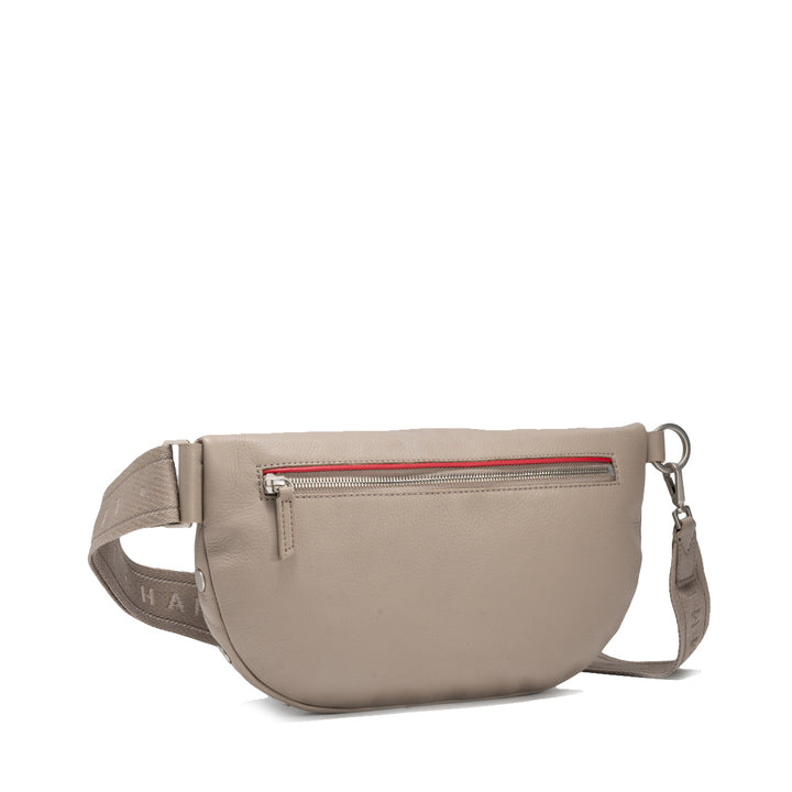 HAMMITT CHARLES CROSSBODY LARGE - PEWTER PEBBLE/BRUSHED SILVER