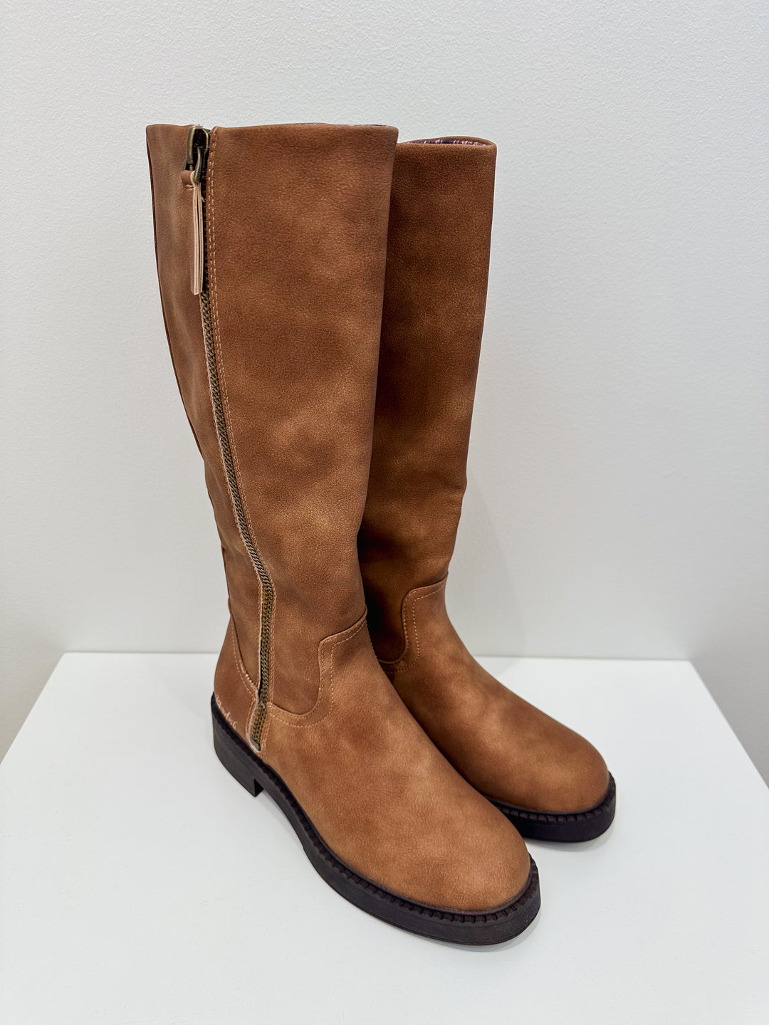 BLOWFISH VENICE TALL BOOT - TAN