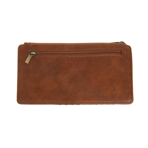 NEW KARA MINI WALLET - SADDLE