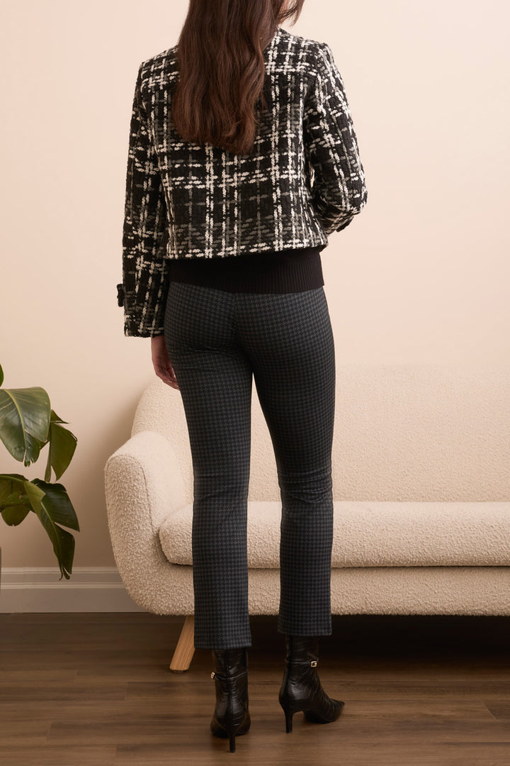 LONG SLEEVE LINED BLAZER W/POCKETS - BLACK