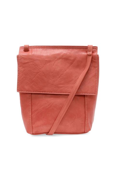 JENSY FRONT FLAP CROSSBODY - DESERT CORAL