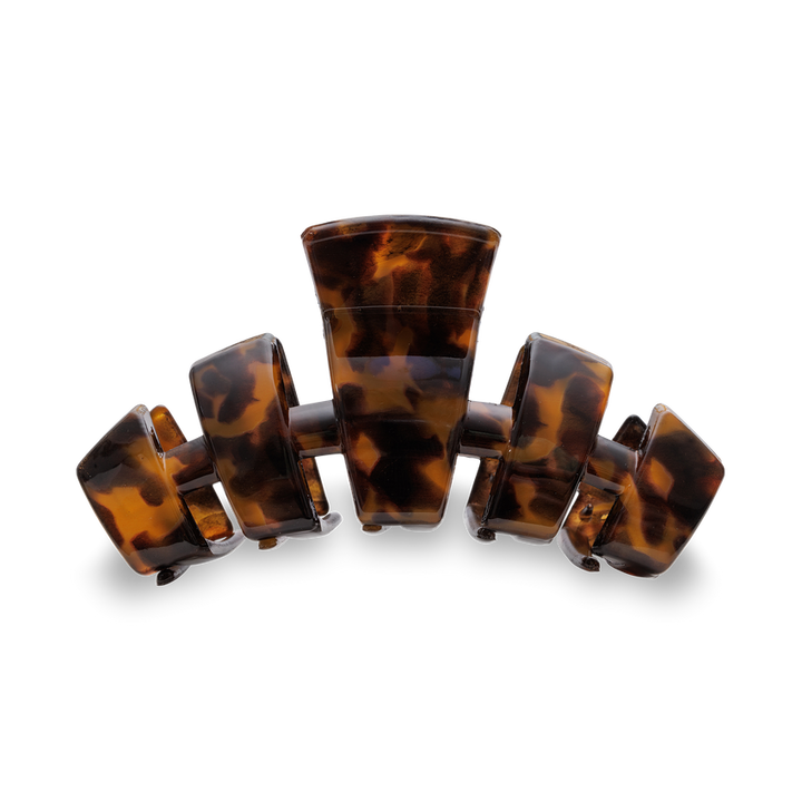 TELETIES CLASSIC LARGE HAIR CLIP - TORTOISE