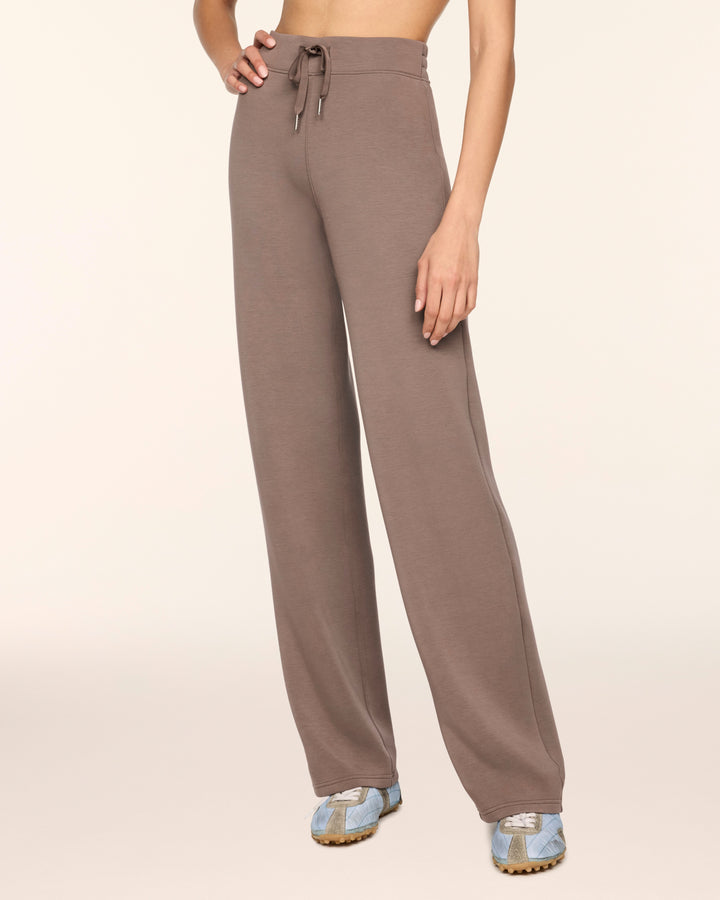 SPANX AIRESSENTIALS STRAIGHT LEG PANTS - IRONSTONE