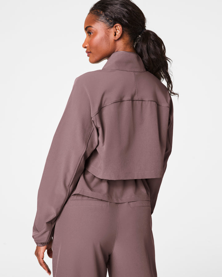 SPANX ON THE MOVE CINCH BACK JACKET - SMOKE