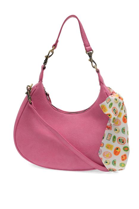FARMERS MARKET SCARF CONVERTIBLE CROSSBODY - DRAGONFRUIT