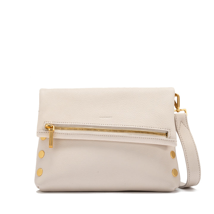 HAMMITT VIP MEDIUM CROSSBODY - CALLA LILY WHITE/BRUSHED GOLD