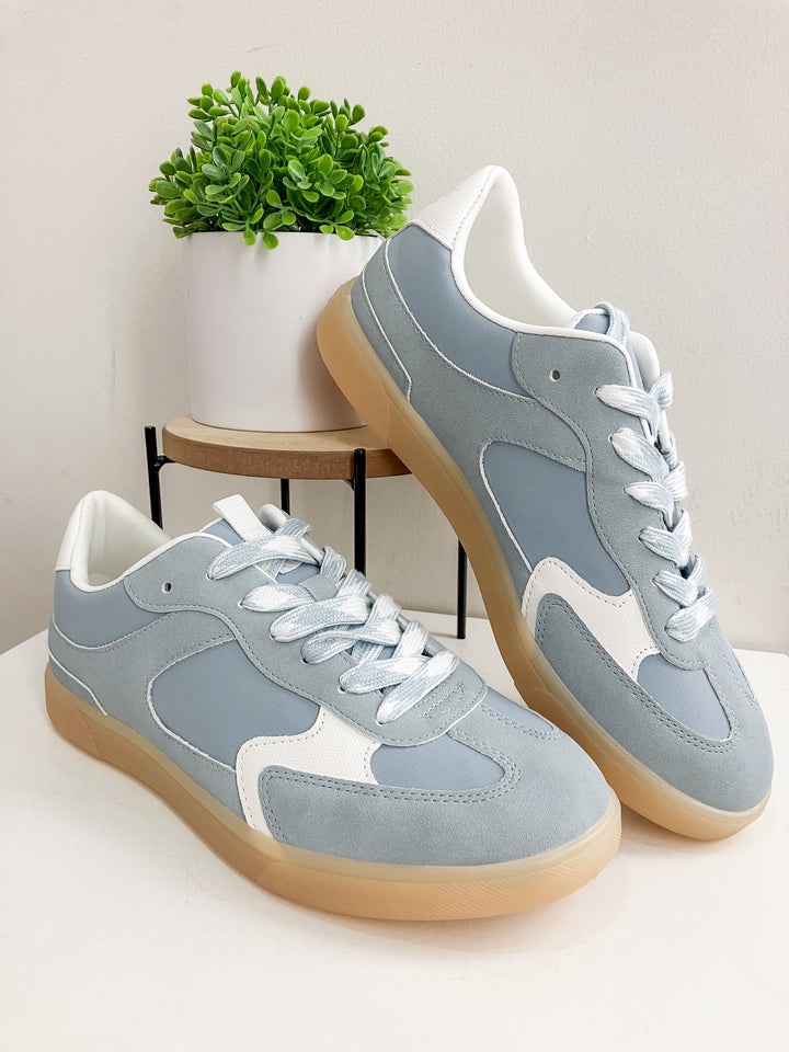 BLOWFISH TASTIC SUEDE SNEAKERS - SKY BLUE