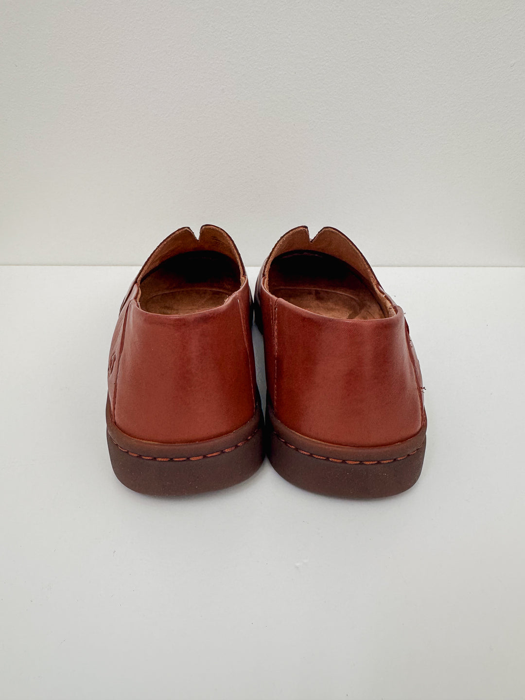 BORN SEBRA II SLIP ON SHOES - DARK TAN