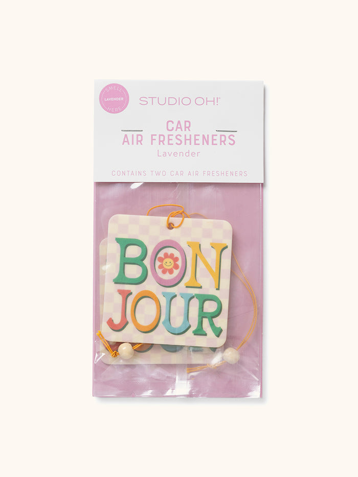 CAR AIR FRESHENER - BONJOUR