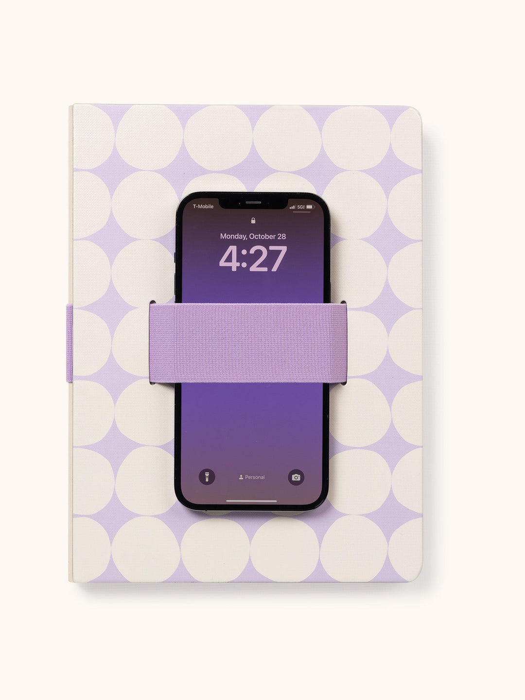 CASEY NOTEBOOK WITH PHONE LOOP - DARLING DOTS