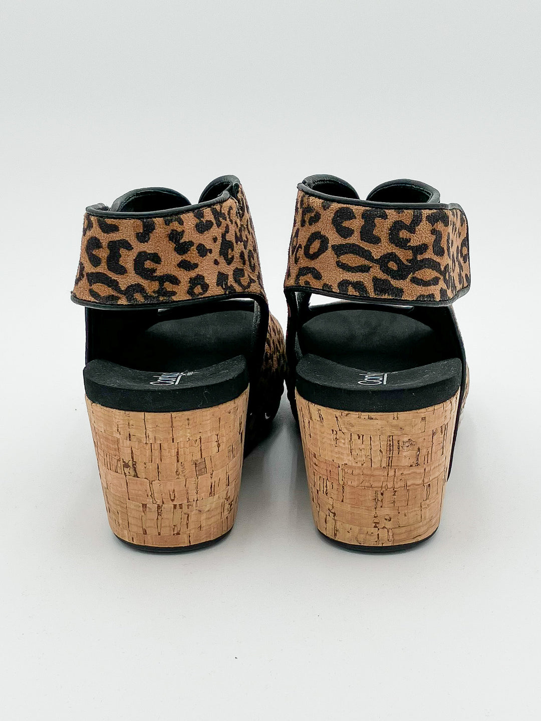 CORKY'S 'FRISKY' WEDGE SANDALS - LEOPARD