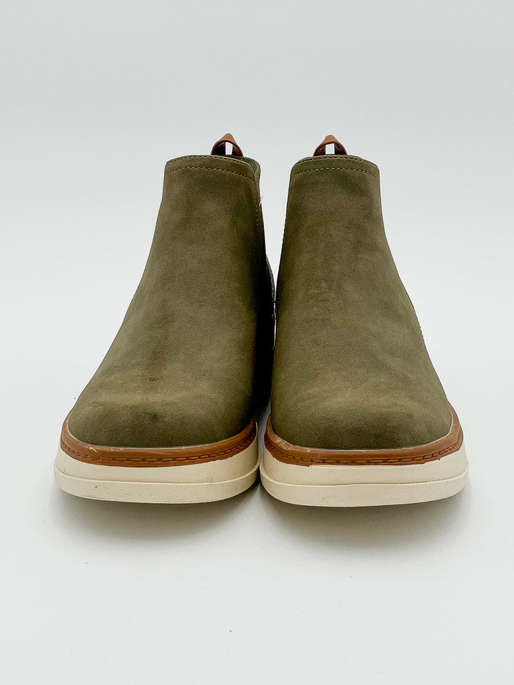 BLOWFISH CHARMING WEDGE PULL ON SNEAKER - OLIVE