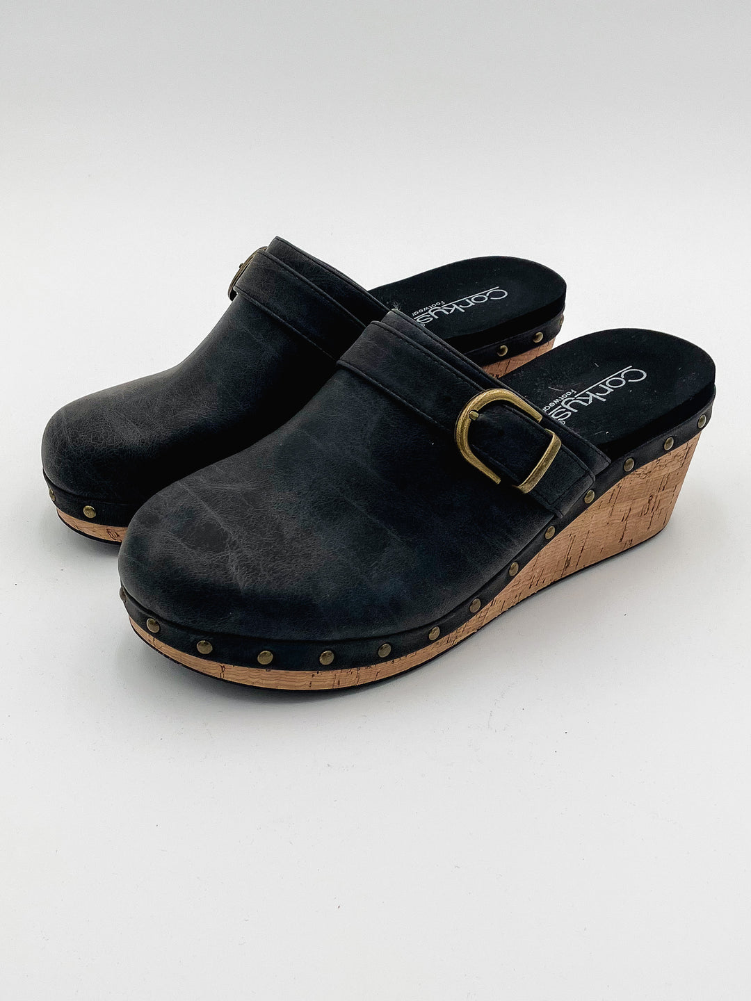 CORKY'S 'WHO KNEW' WEDGE CLOG - BLACK