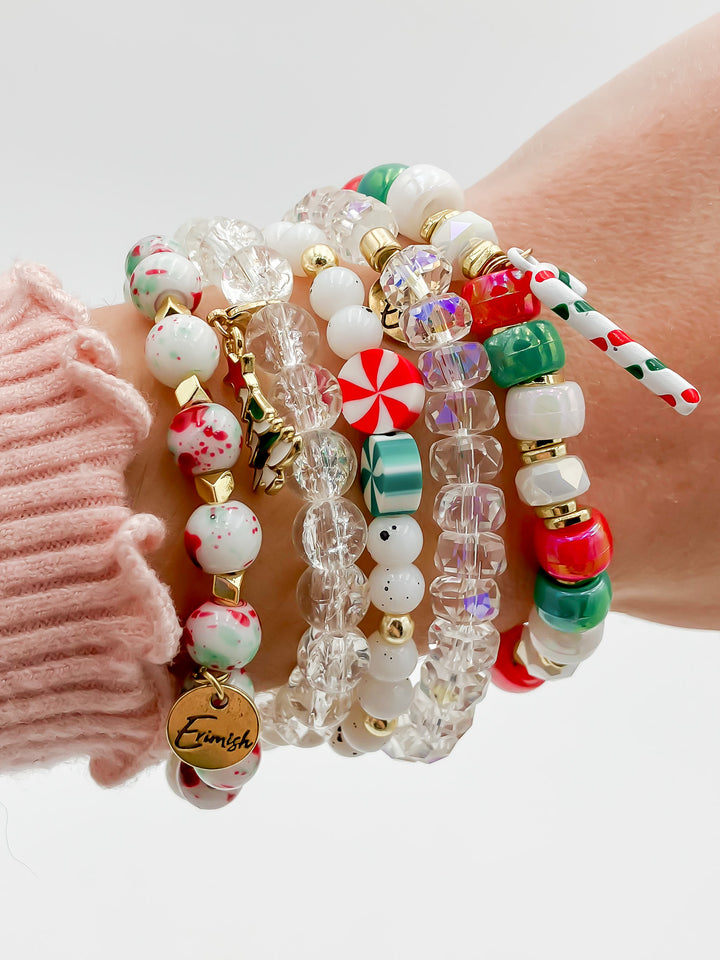 ERIMISH STRETCH BRACELETS S/5 - RIBBON CANDY