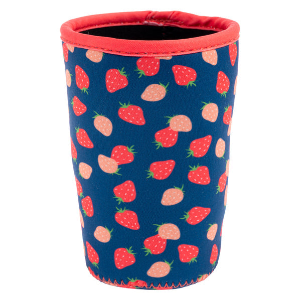 LARGE DRINK SLEEVE - STRAWBERRIES