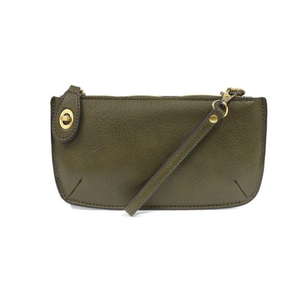 MINI CROSSBODY WRISTLET - DARK MOSS