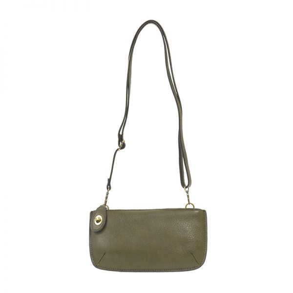 MINI CROSSBODY WRISTLET - DARK MOSS