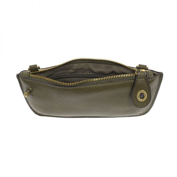 MINI CROSSBODY WRISTLET - DARK MOSS