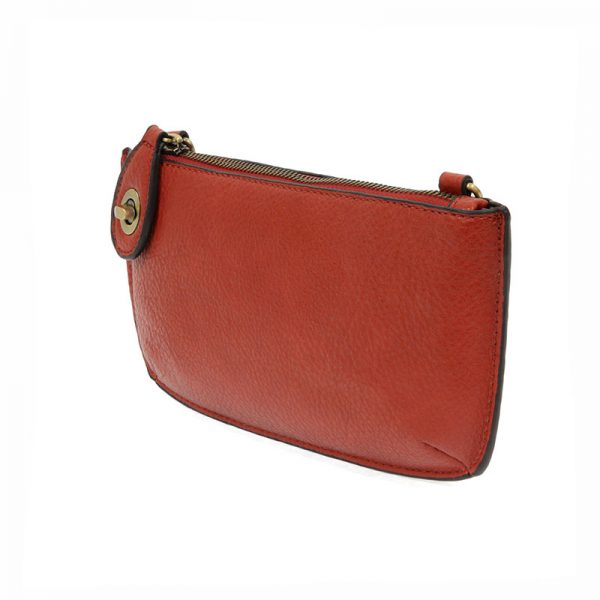 MINI CROSSBODY WRISTLET - CHERRY RED