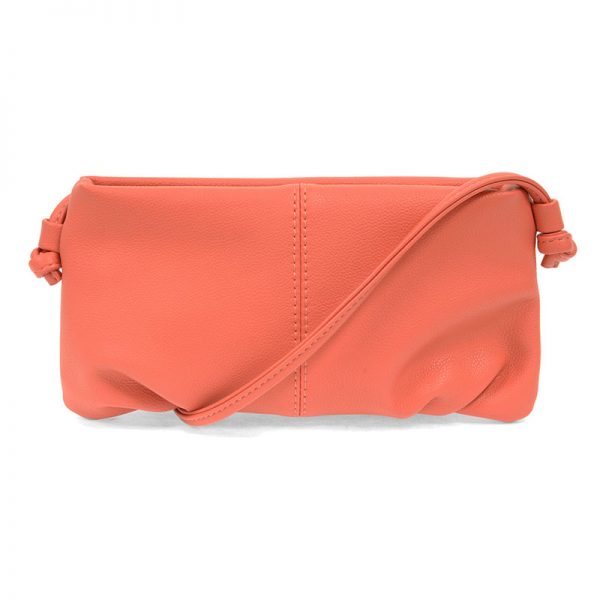 EMMIE CROSSBODY CINCH BAG - CORAL