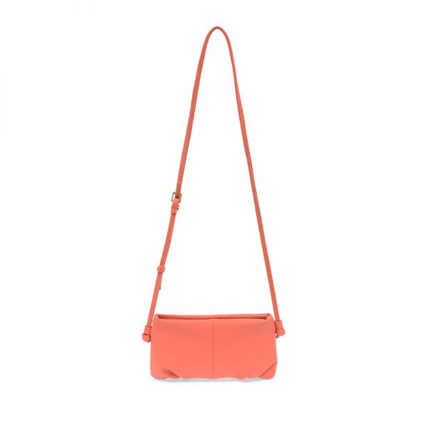 EMMIE CROSSBODY CINCH BAG - CORAL