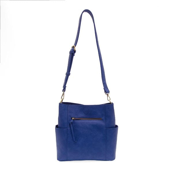 KAYLEIGH BUCKET BAG W/SIDE POCKET - COBALT